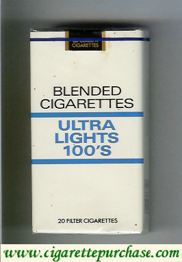 Blended Cigarettes Ultra Lights 100s USA